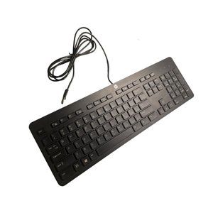 HP USB Slim (803181001)  Business KEYBOARD, Wired, HW-TRE 71025, Black